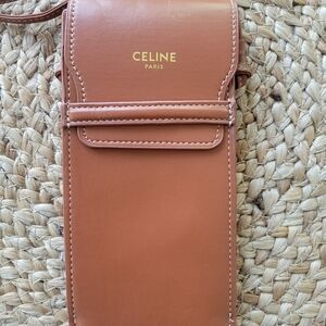 Celine Leather Phone Sunglass Case Luxury Designer